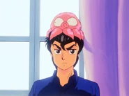 Akamaru's astral projection appears whenever its body gets lost