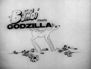Bambi as he appears in Bambi Meets Godzilla.
