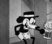 Mickey drinks beer lmao.jpg (126 KB) Drinking beer