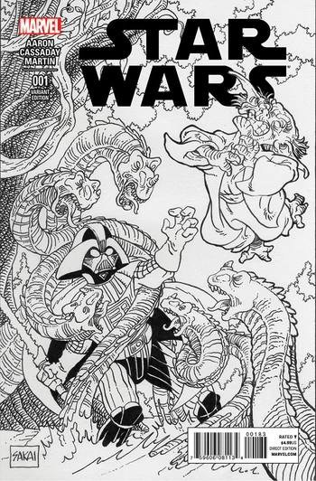 Star Wars 1 black and white