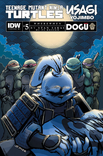 タートルズ　Usagi Yojimbo Teenage Mutant Ninja Turtles / Usagi Yojimbo: WhereWhen #1-5