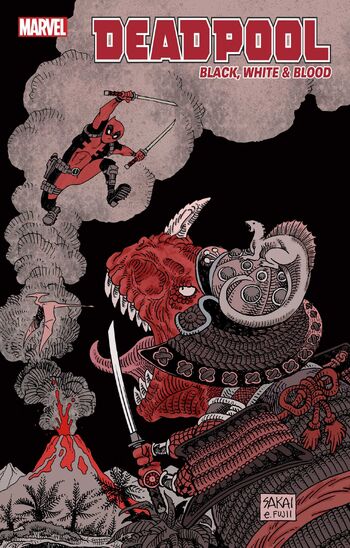 Deadpool Black White and Blood 3