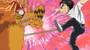 Episode 1 - Ushio kicking spear in further