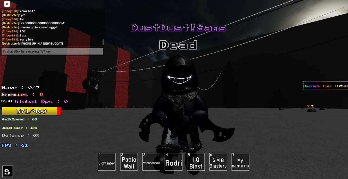 DustDustJR | UT Soul OPs Boss Rush: Extended Wiki | Fandom