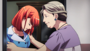 Haruka Encouraged by her Grandmother