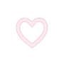 Jacques light pink heart
