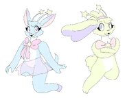 Official render of Hoshine Kira and Koine Kokoro