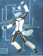 Commissioned artwork of Skiploid, illust. demonfartcabbage
