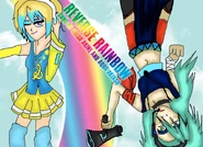 Aqua Akiasu and Arisu Akine art for Reverse Rainbow (2010)