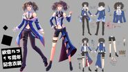 "Dot" and "King" concept designs. Illustration by Kirika Soma (Yu Nissho)