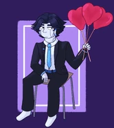 A piece of art made by octocato following Valentine's day.