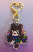 "Love Confession" acrylic keychain by nekocopicat