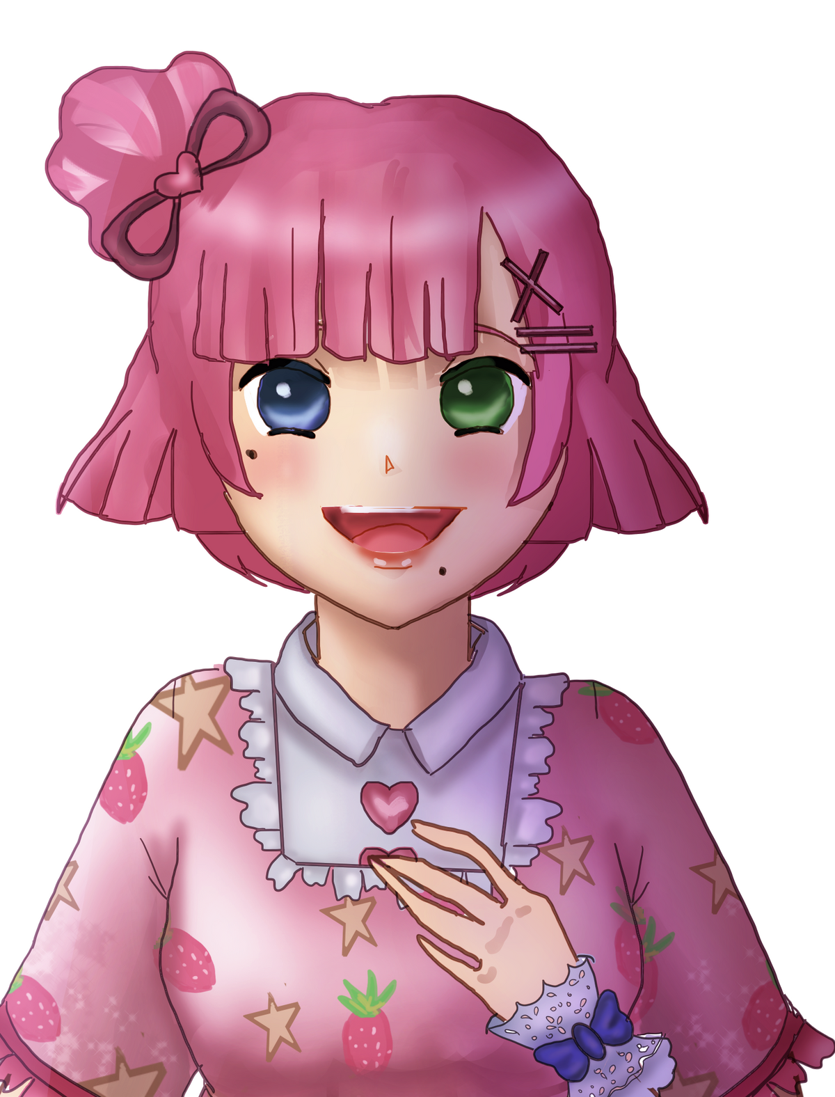 宇佐田ゆう Pink Ver. illustration by saitom Revolutionary Girl Utena - Chiho Saito Original Illustration