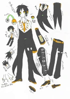 Arte conceptual de Tsukishiro Hakupo por Kazekusuri