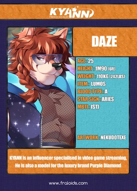 DAZE V2 Profile Card