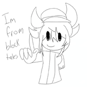 Zuka haruki saying that she's now in block tales