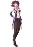 Standing image of Ruko posted for the 15th anniversary. Illustration by Kirika Soma (Yu Nissho)[5]