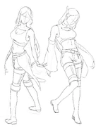 Taiyoukei Erika Line art by @mikazon001 (vgen)