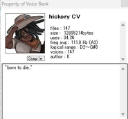 hickory voicebank sheet