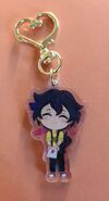 "Love Confession" acrylic keychain by nekocopicat