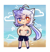 UTAU beach party! - Leon