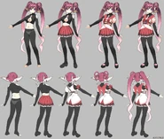 Touka [Magical Girl]'s Concept Art