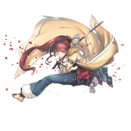 Touka's Contract Artwork in Lost Flag