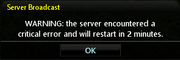 Server critical