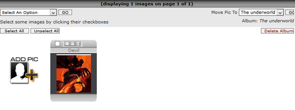 Photo album inside