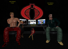 Red_Queen with her bodygaurds Trooper and Sandstorm.