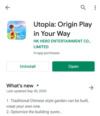 Game Update September 30th 2020 Utopia Origin Wiki Fandom