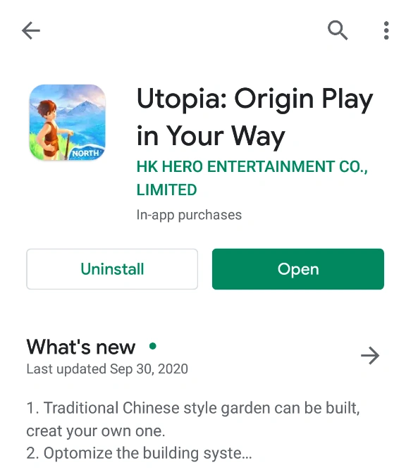 Game Update September 30th, 2020 UtopiaOrigin Wiki Fandom