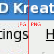 Comparison of JPEG and PNG