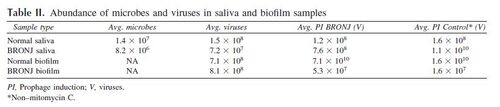 Jaw microbes