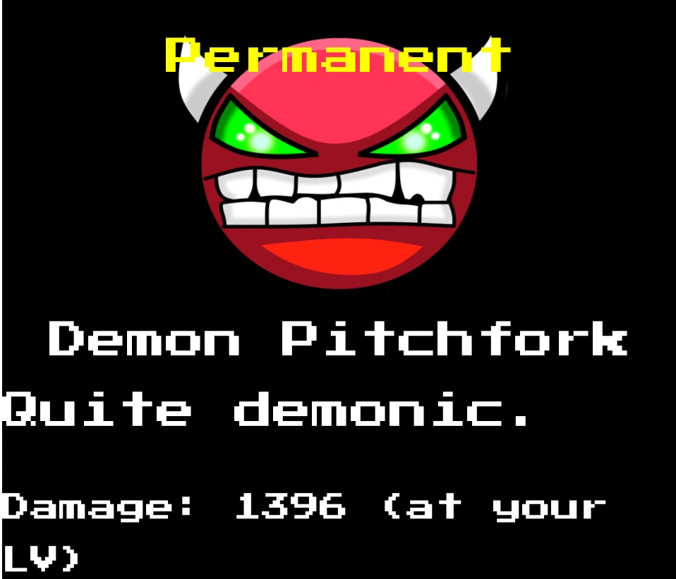 Demon Pitchfork Untitled Weird Game (UWG) Wiki Fandom