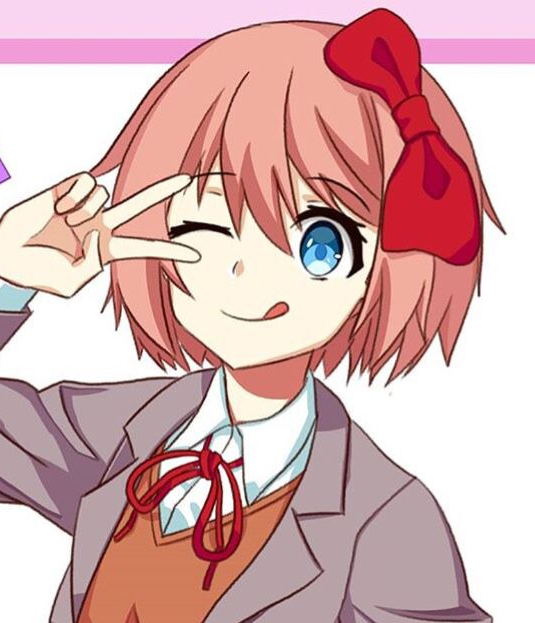 Sayori but she's Yuno from Mirai Nikki (Blazikid999 on r/mirainikki) :  r/DDLC