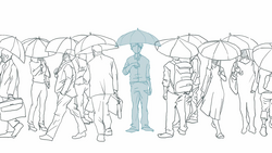 ニジイロラクダ - 持たざるは傘