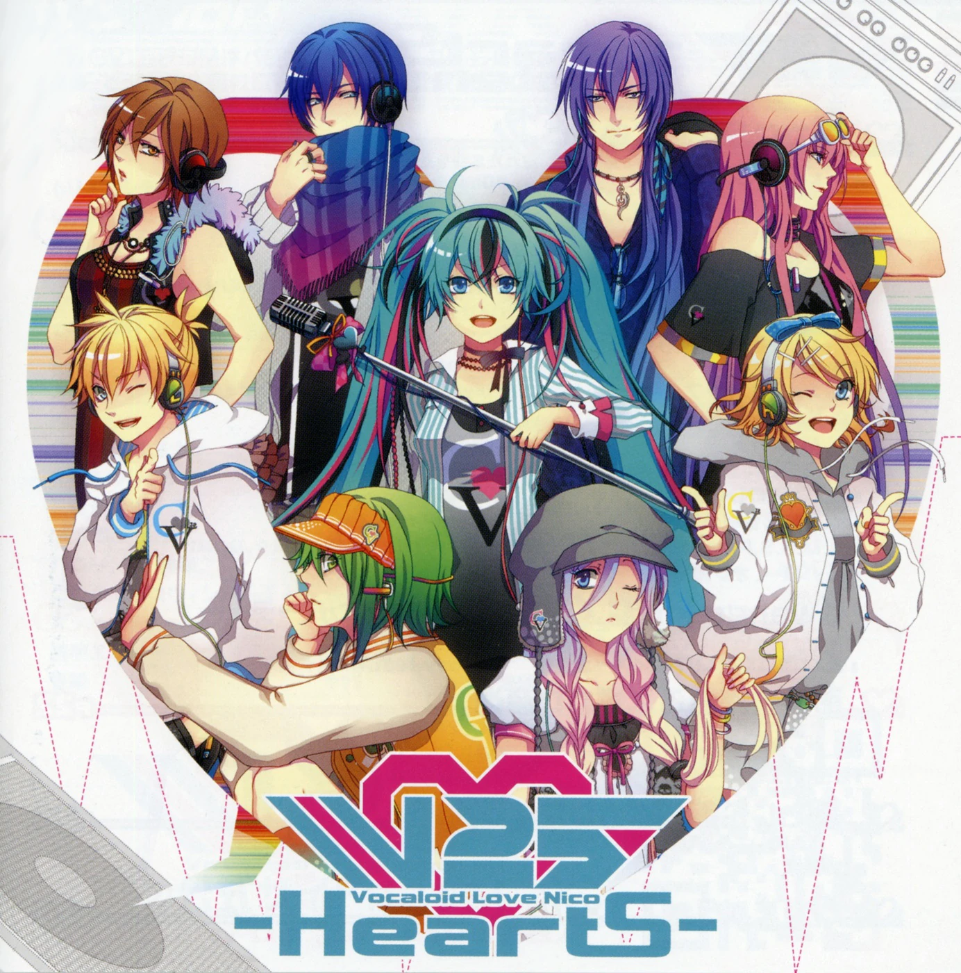 V♥25 -Hearts- (V love 25 -Hearts-) (album) | Vocaloid Lyrics Wiki 