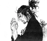 Musashi praying