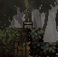 a regular chest in the forest