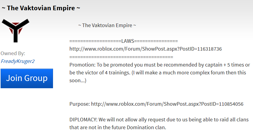 Fake Vaktovian Empires Vaktovian Empire Wiki Fandom - roblox vaktus smile site forum.roblox.com