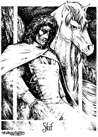 Skif and Cymry by Larry Dixon