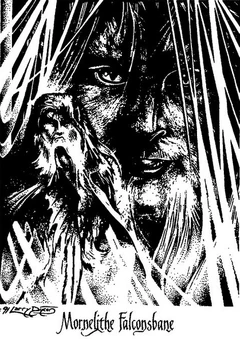 Mornelithe Falconsbane by Larry Dixon