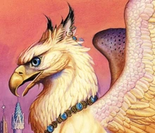 Skandranon after his feathers were bleached