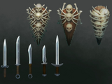 Bone tower shield