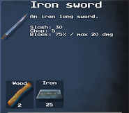 Iron sword old