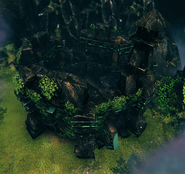 Ruined Dvergr Guard Tower variant 3