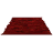 Red jute carpet