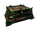 Black metal chest