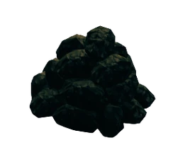 Груда угля внешний вид